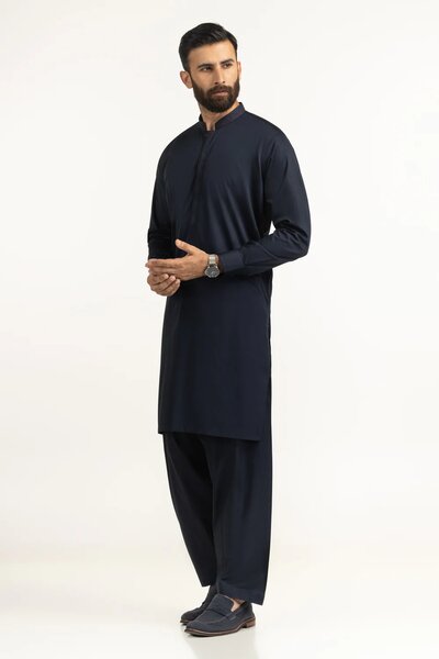 Regular Fit Embroidered Suits
