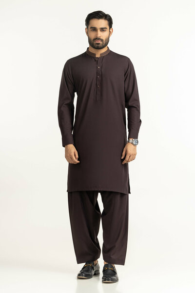 Regular Fit Embroidered Suits