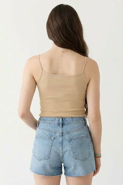 BLS - Colleen Stretchable Cotton Camisole - Beige