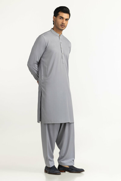 Regular Fit Embroidered Suits