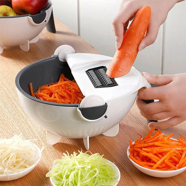 Home.co- Vegetable Cutter with Drain Basket