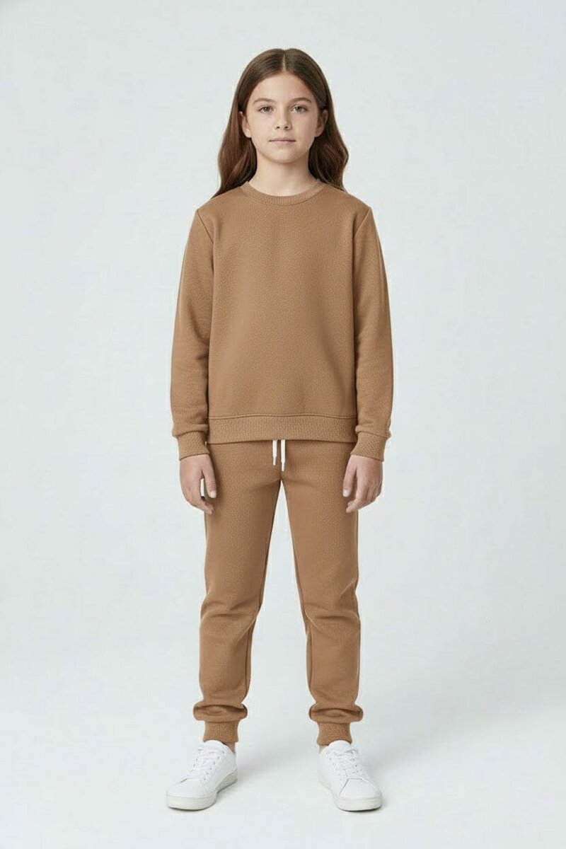Tiny Teens Kid's Basic Fleece Twin Set