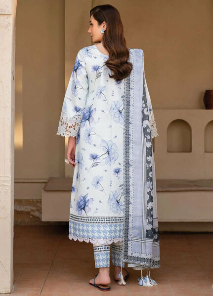 Levana by Alizeh Fashion Embroidered Lawn Suits Unstitched 3 Piece AFB25L D-7024 Arbor - Summer Collection