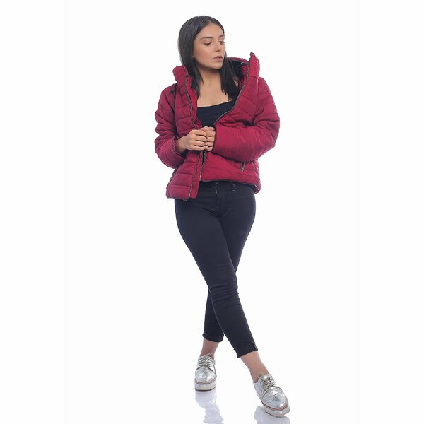 VYBE -Puffer Jacket- Maroon