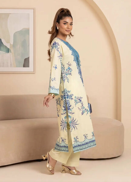 Salitex Women RTW Printed Raw Silk 1 Piece S26KFT1PEVCL958 Casual Collection