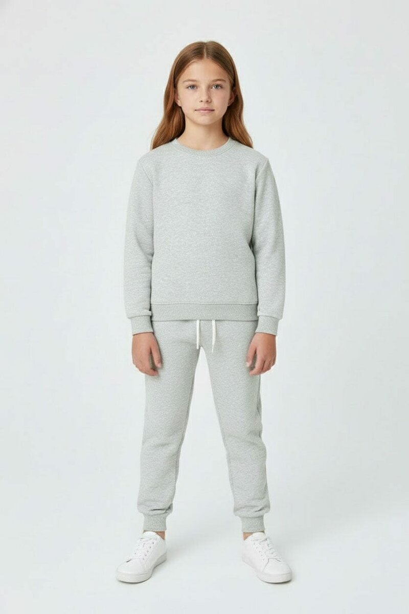 Tiny Teens Kid's Basic Fleece Twin Set