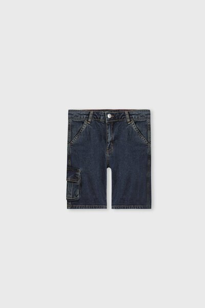 Boys Blue Frontier Utility Shorts