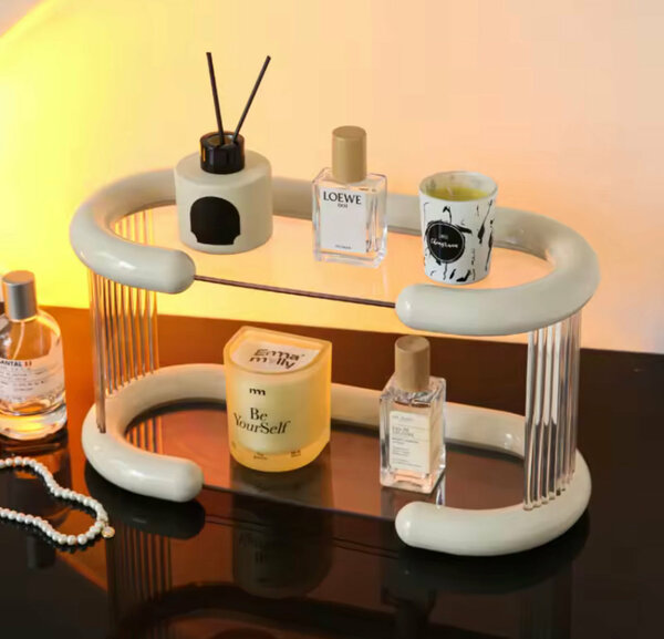 Home.co - Bathroom Countertop Organizer 2 Layers