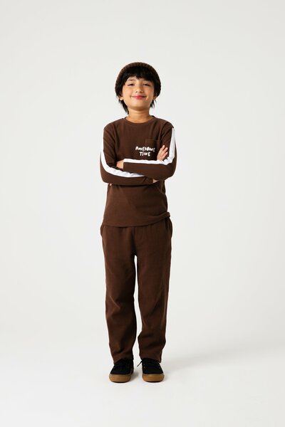 Boys Brownstone Sport Waffle Co-ord Set