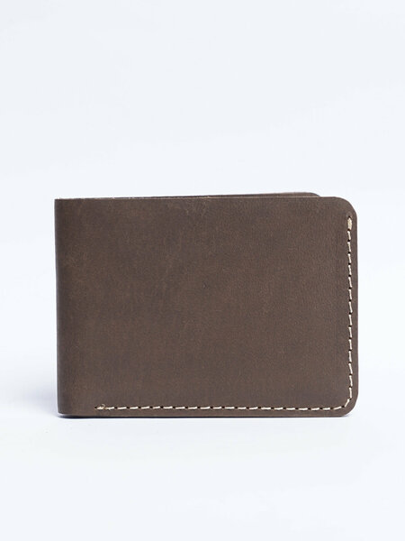 Brown Leather Card Holder (W-274)