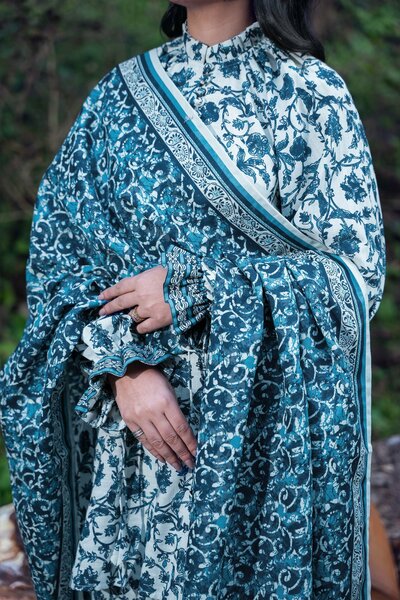 Narmin by Narkin's Unstitched Printed Khaddar 3 Piece Suit NN26UK NUWKDP-3139 - Casual Collection