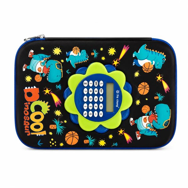 Assorted Kids 3D Calculator Pencil Pouch
