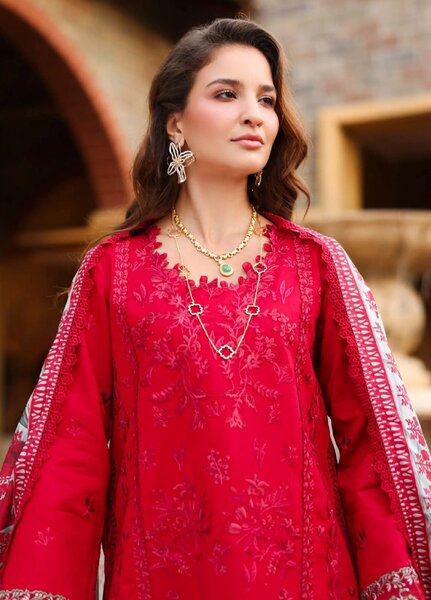Florence by Rang Rasiya Unstitched Embroidered Lawn 3 Piece Suit RR26UFL Meharmah - Summer Collection