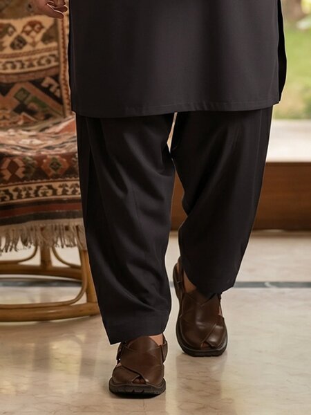 Brown Designer Kurta Shalwar (SK-712)
