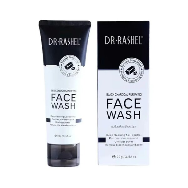 Dr.Rashel Black Charcoal Purifying Face Wash 100G