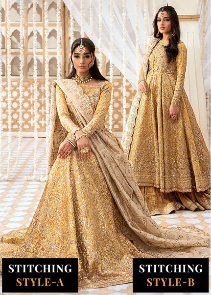 Aik Atelier Embroidered Tissue Suits Unstitched 3 Piece AIK25EF Vl1 Look 09 - Formals Collection