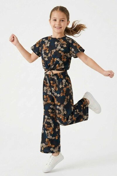 Girl's Leaf Co-Ord Set