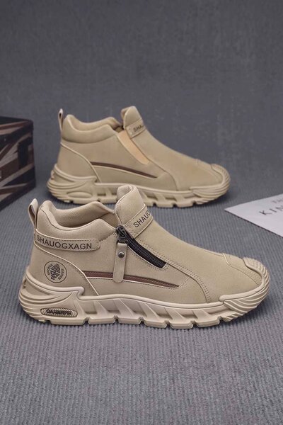 Men's Premium Zipper Sneakers