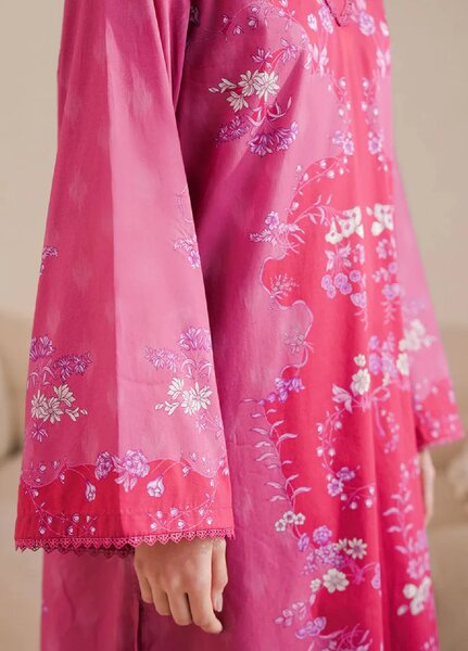 Cross Stitch Unstitched Lawn Printed Lawn 2 Piece Suit CS26UD D-11 Blossom Melody - Summer Collection