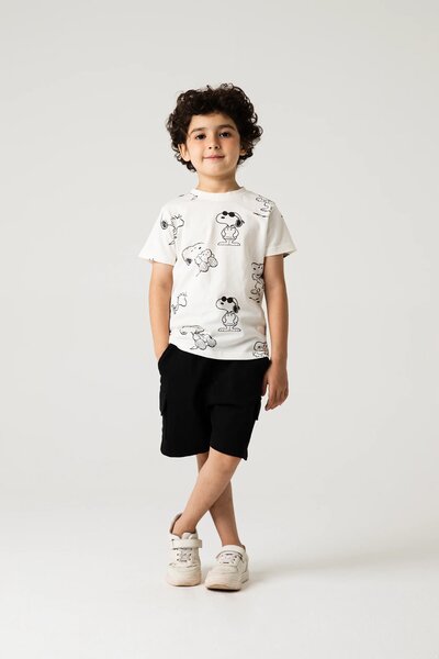 Boys Happy Pups Doodle Tee