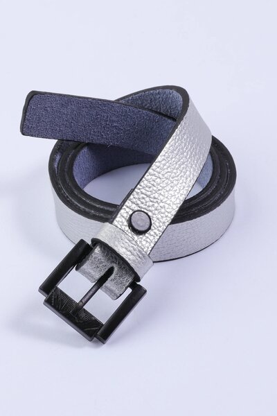 Girls Silver Belt