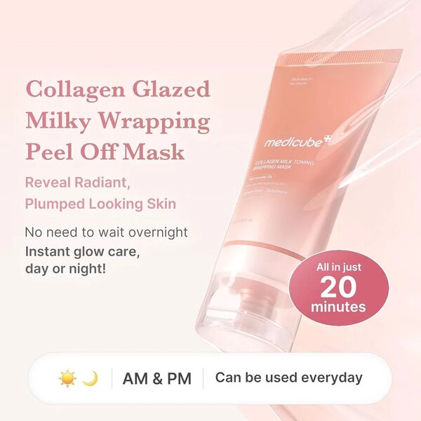 Medicube Collagen Milk Toning Wrapping Mask 75ml
