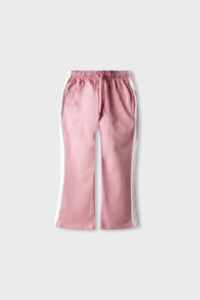 Blush Motion Flayered Terry Trousers