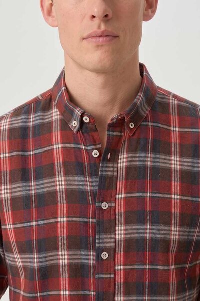 Polo Republica Men's Heritage Tartan Casual Shirt