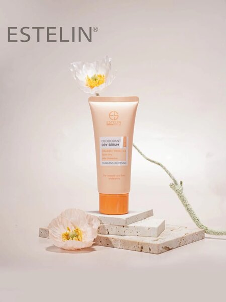 Estelin Collagen+Vitamin C&E Charming Whitening Deodorant Dry Serum 60Ml