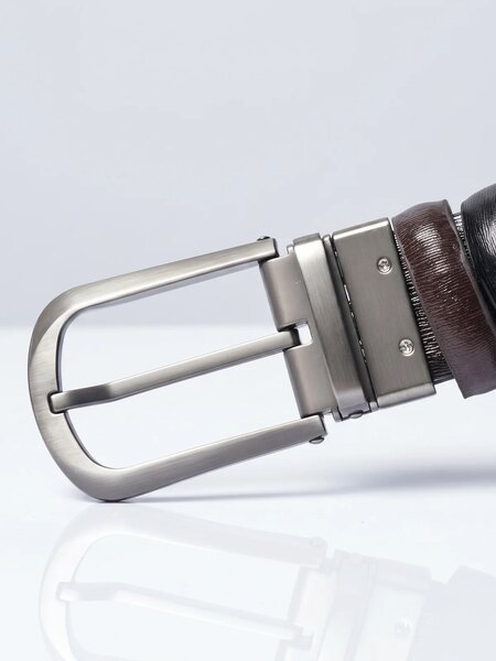 Black & Dark Brown Reversible Belt (BELT-934)