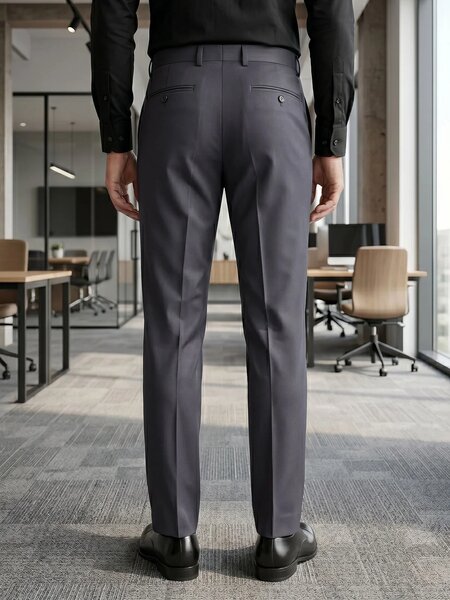 Grey Executive Formal Dress Pant (FDT-395)