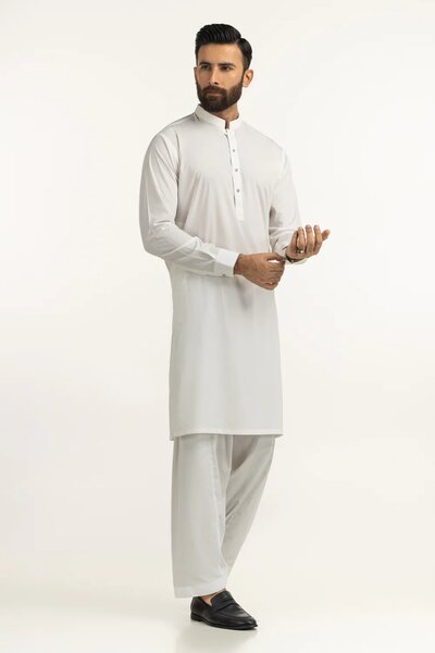 Regular Fit Embroidered Suits