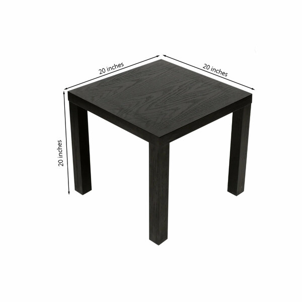 Honey Comb Black Side Table