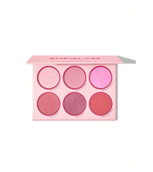 Shein Sheglam - Floral Flush Blush Palette- Blushing Bouquet