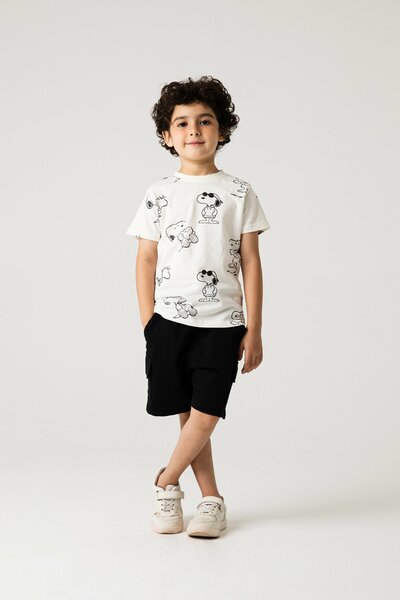 Boys Happy Pups Doodle Tee