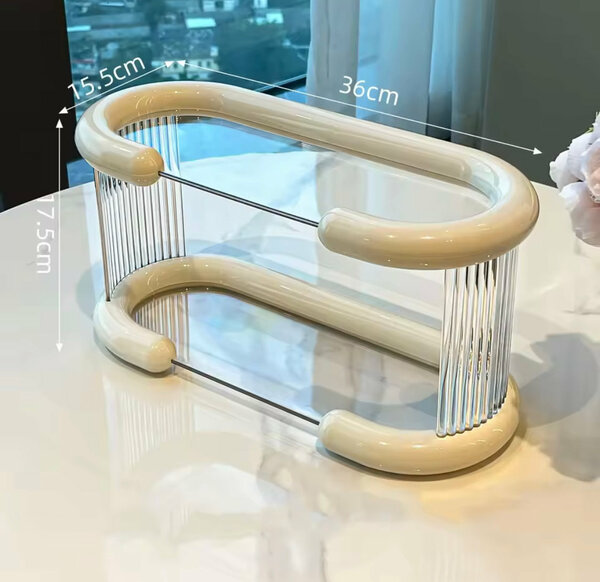 Home.co - Bathroom Countertop Organizer 2 Layers