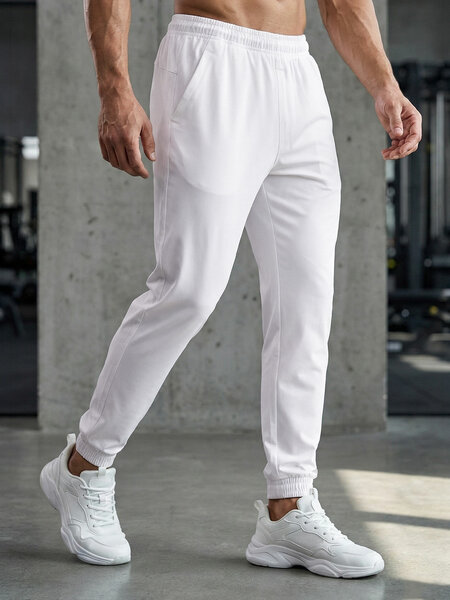 White Men's Jogging Trouser (JT-040)