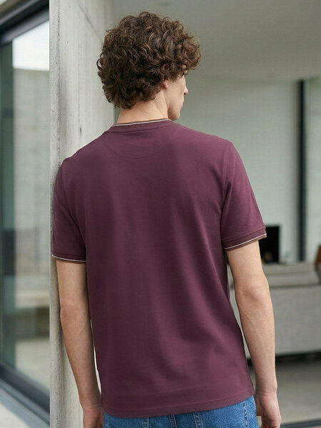 Maroon Basic T-Shirt (TEE-502)