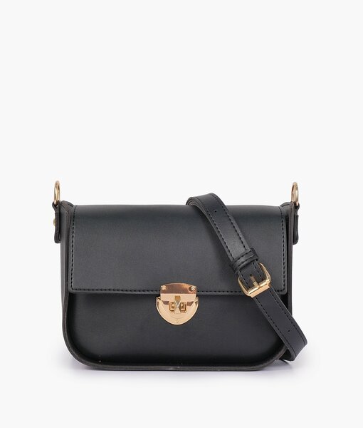 RTW - Black saddle bag with twist lock