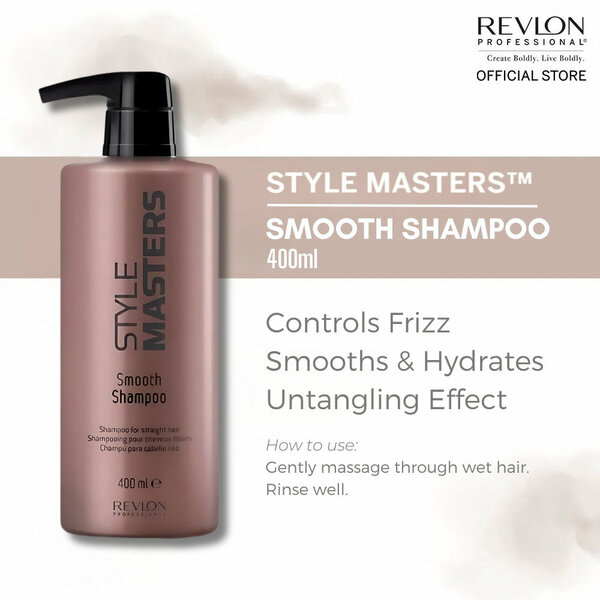 Revlon Professional STYLE MASTERS Smooth Shampoo - 400ml