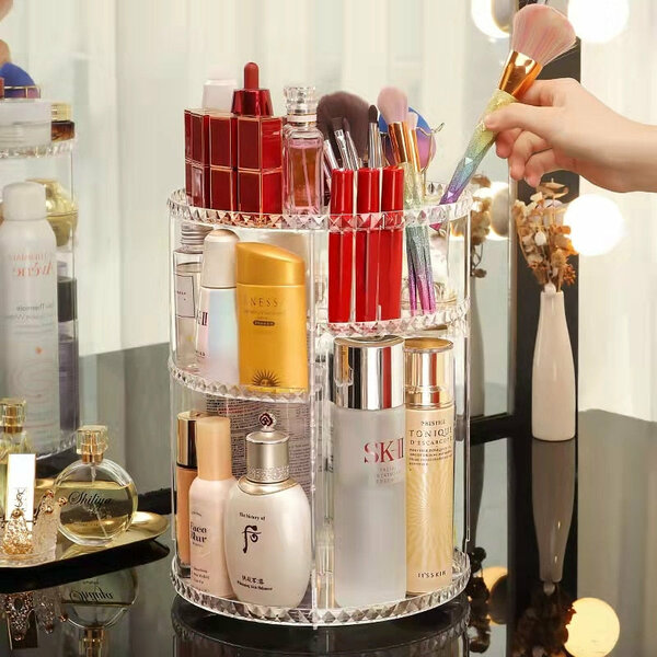 Home.Co - Transparent Makeup Storage Box