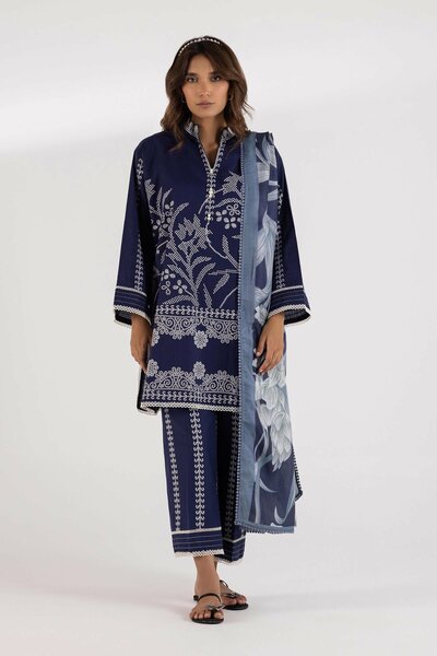 Stitched Net Dupatta