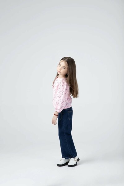 Cherry Floral Cotton Top