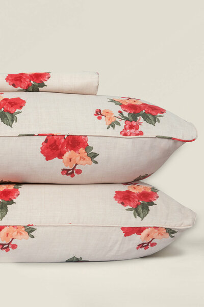 Water Blossom T-200 Bed Sheet Set