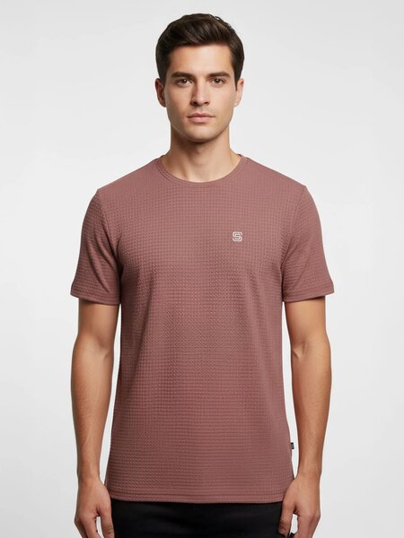 Rust Self Premium Dry Fit Crew Neck T-Shirt (TEE-385)