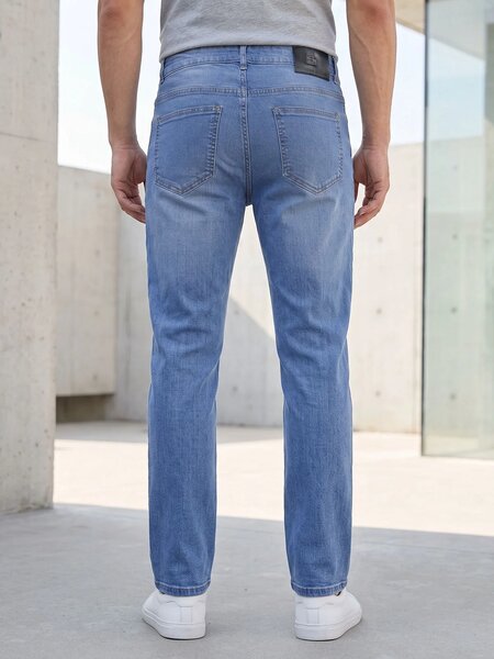 Ice Blue Straight Fit Jeans 59