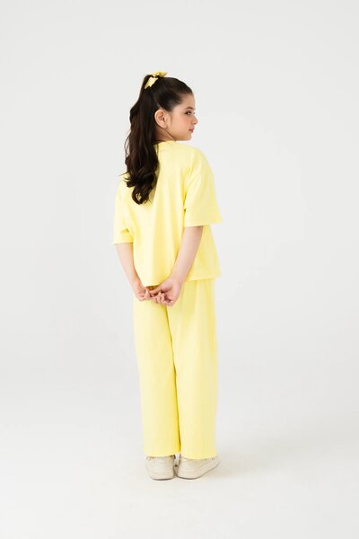 Solid Lemon Summer Co-ord Set