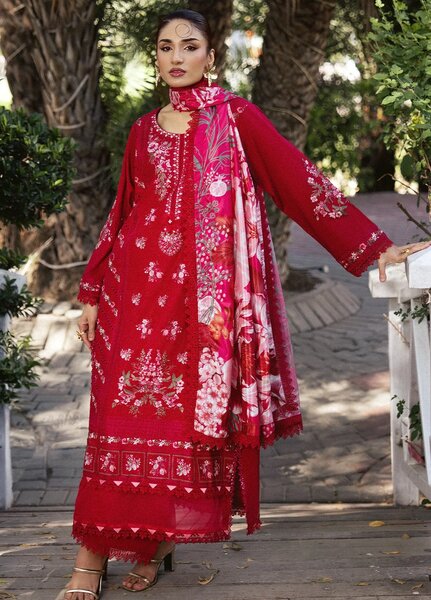 Raum by Sarb Unstitched Embroidered Lawn 3 Piece Suit RS26ULL RLL-06 - Eid Collection
