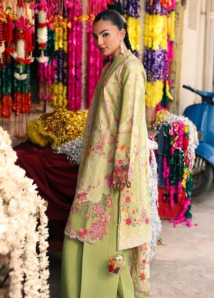 Nissa by RajBari Unstitched Embroidered Viscose 3 Piece Suit RB26UNV D-12 - Winter Collection