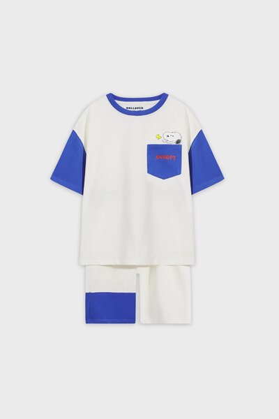 Boys Off White Ace Co ord Set
